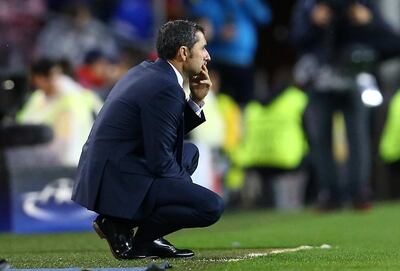 Barcelona manager Ernesto Valverde will return to a familiar venue. Ivan Alvarado / Reuters