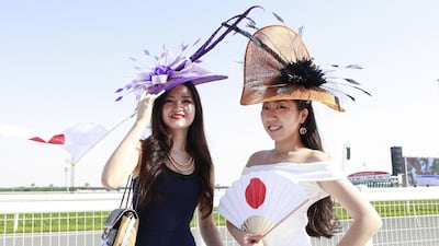 Natsami Isokawa and Arisa Nojiri come to represent Japan. Sarah Dea / The National