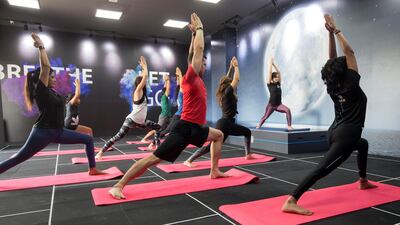 Exercise mats should be sanitised after each use Ruel Pableo for The National