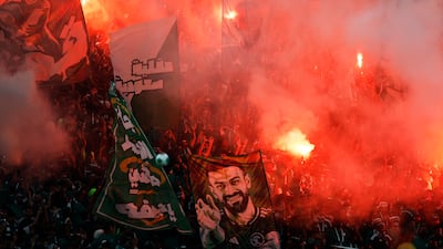 Saudi Arabia fans inside the King Abdullah Sports City Stadium. Reuters