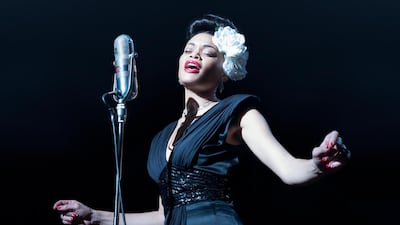 Andra Day in 'The United States vs Billie Holiday', a performance that netted her a Best Actress trophy at the 2021 Golden Globes. AP