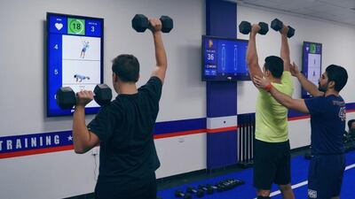 F45's training session in Baghdad, Iraq. F45 Training Karrada