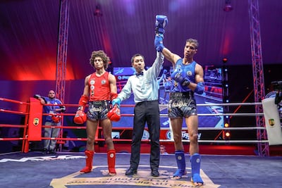 Nouredine Samir of the UAE defeated Shamlan Alothman. Victor Besa / The National