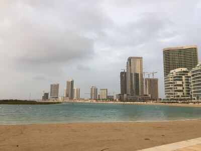 Rainfall in Abu Dhabi. Jason Von Berg / The National