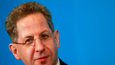 The head of the German Federal Office for the Protection of the Constitution Hans-Georg Maassen. AFP