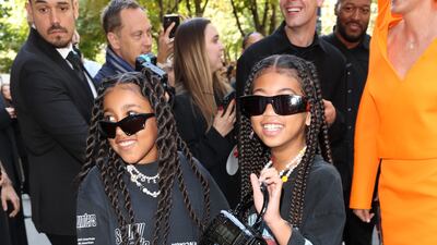 North West and Saint West. Getty Images