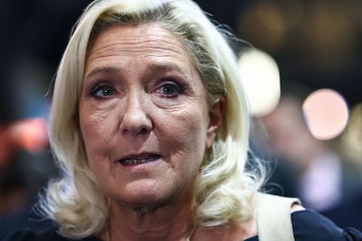 Marine Le Pen, far-right party Rassemblement National candidate in France's 2027 presidential election, says Turkey and Pakistan, not France, should help Saudi Arabia. AFP