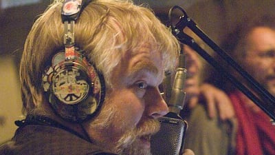 Philip Seymour Hoffman stars as a pirate radio DJ in Richard Curtis's The Boat That Rocked.