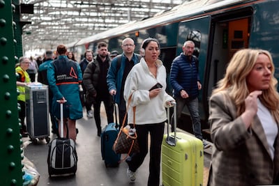 UK train stations test live translation technology for travel announcements. Getty Images