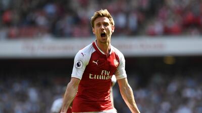 Left-back: Nacho Monreal (Arsenal) – Opened the scoring with a rare volleyed goal as Arsenal began Arsene Wenger’s long goodbye with a 4-1 win over West Ham. Tony O'Brien / Reuters