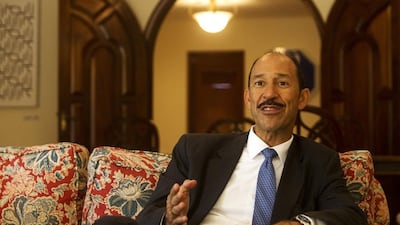US. Ambassador Michael H. Corbin speaks during an interview at his official residence in Abu Dhabi. Christopher Pike / The National