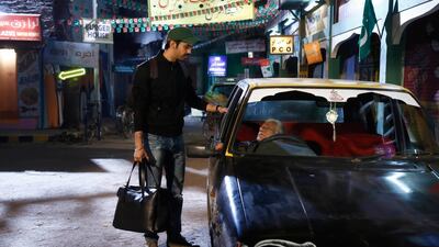 Samar Vermani and Om Puri in Lashtam Pashtam. Courtesy Phars Film