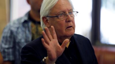 UN envoy to Yemen Martin Griffiths. Reuters