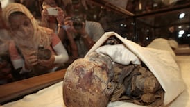 The remains of Ancient Egyptian ruler Queen Hatshepsut. Exposure to fungal spores in mummified remains has been linked to illnesses and deaths. Photo: AFP