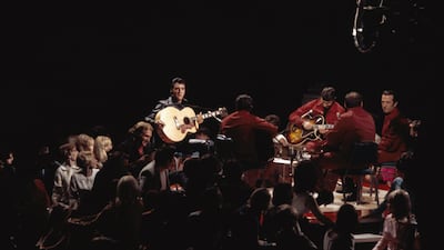 Elvis Presley’s ‘Comeback Special’ television show in 1968 revitalised his career NBC Getty Images