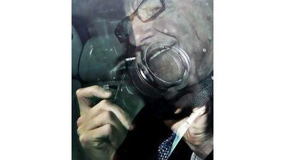 Rupert Murdoch is driven to his appearance before a British parliamentary committee in London last Tuesday.