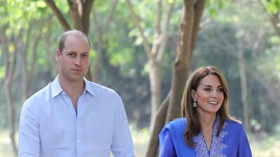 For the visit, the royal wore a traditional kurta by Pakistani designer Maheen Khan. Getty Images