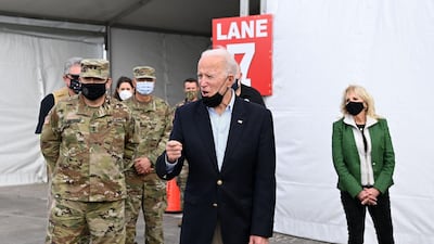 US President Joe Biden ordered an air strike on Iran-backed militias in Syria in his first overt use of military force since taking office. AFP