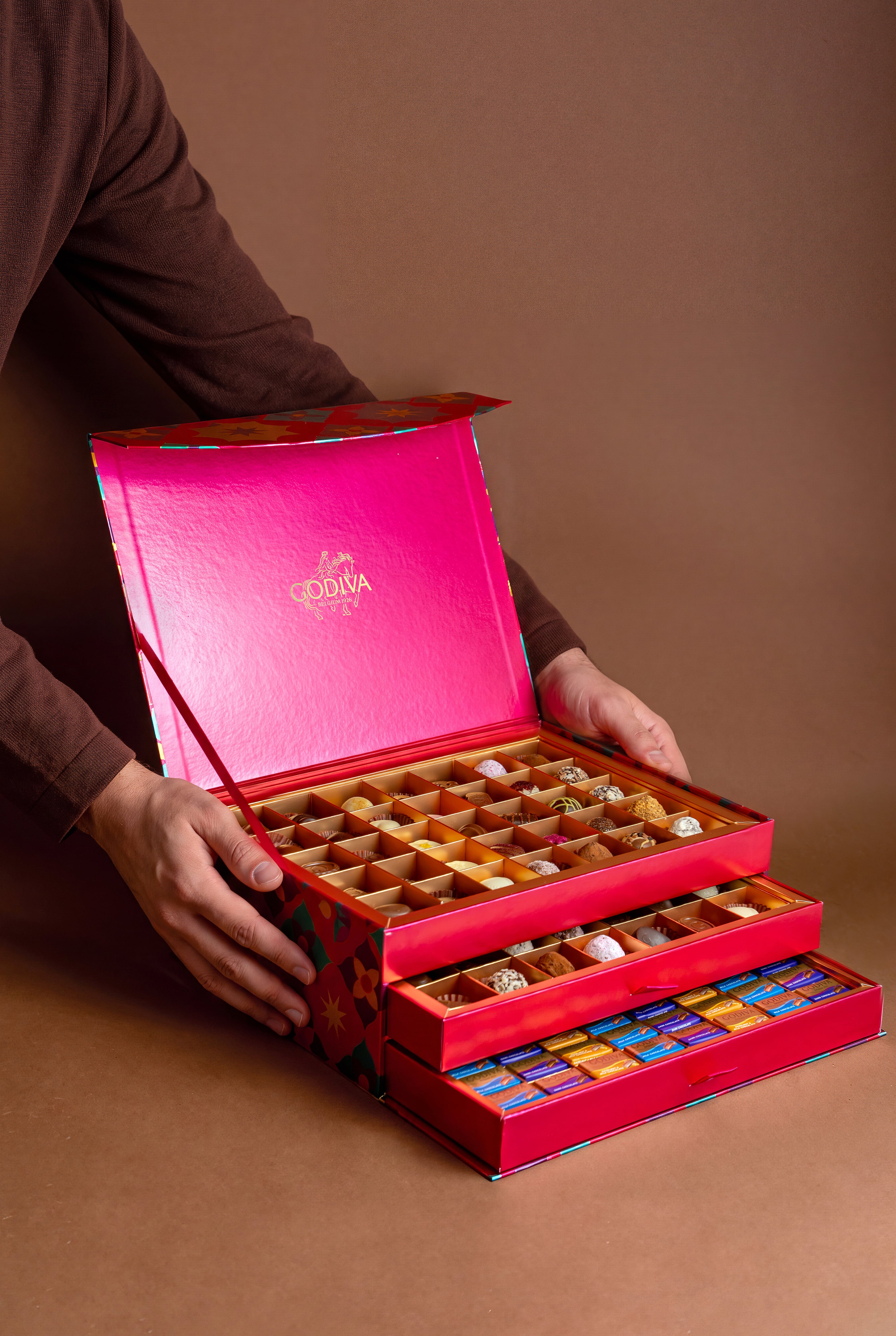 This year's Diwali comes as Belgian chocolatier Godiva celebrates its 100th anniversary. Photo: Godiva