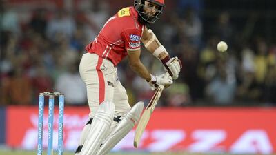 Hashim Amla has enjoyed success at the top of Punjab's batting order this IPL season. Punit Paranjpe / AFP