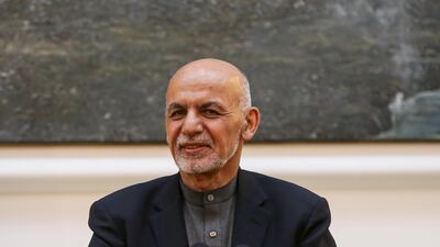 Afghanistan's president Ashraf Ghani and German Defence Minister Annegret Kramp-Karrenbauer (not pictured) attend a news conference in Kabul, Afghanistan December 3, 2019. REUTERS