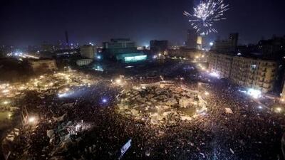 Ankara announced itself as a bold player on the Middle East's stage when it came out in fierce support of Egypt's protests. But does it really have the courage of its liberal convictions? Above, fireworks erupt over Tahrir Square in Cairo after the announcement that Hosni Mubarak would step down.