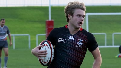 Charlie Sargent of Dubai Exiles shown in action during the West Asia Championship. Photo Courtesy / Sarah Sargeant