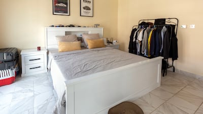 One of the bedrooms at Tommaso Li Vigni's home.