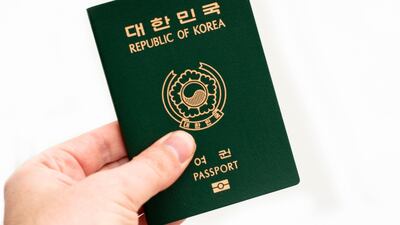 Also in joint second position is South Korea's passport. Getty Images