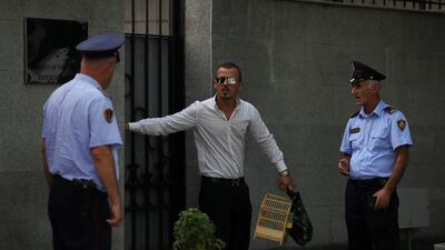 The raid took place shortly after the last staff members left the building. Reuters