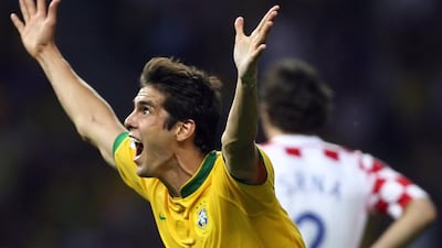No 2 Athlete: Kaka, footballer, Orlando City. Country: Brazil. League: Major League Soccer. Twitter: @kaka, 21.5 million followers. (Photo: Patrik Stollarz / AFP)