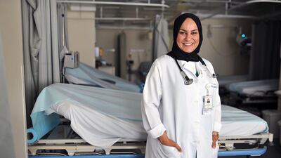 Ayesha Al Memari put her life at risk when she went to Yemen in 2015 to treat and bring home injured Emirati soldiers. Delores Johnson / The National