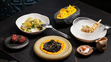 Latin American restaurant Amaru in Souk Madinat Jumeirah serves dishes from Peru, Brazil, Ecuador, Bolivia, Argentina, Venezuela and Mexico. Photo: Amaru