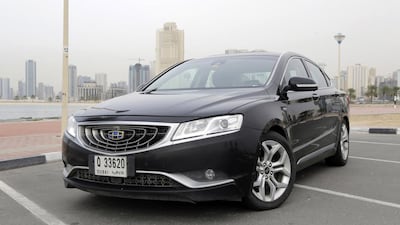 The Geely Emgrand GT, the 2016 China Car of the Year, and the first Chinese car to win the award. Jeffrey E Biteng / The National