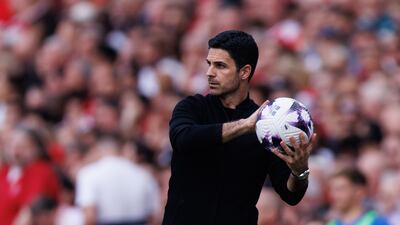 Arsenal manager Mikel Arteta. EPA