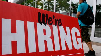 US job openings fell in June to the lowest level since April 2021. AFP