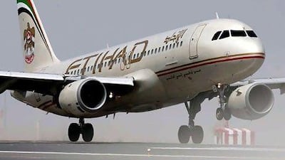 Etihad is the only airline operating direct services from Ireland to the Middle East, flying from Dublin 10 times a week. Andrew Parsons / The National