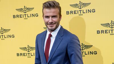 David Beckham has been named People magazine's "Sexiest Man of the Year." Pablo Cuadra / Getty Images