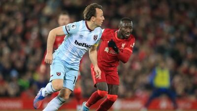 Mark Noble (Vlasic 61') - 6. The 34-year-old joined the action in the 61st minute for Vlasic and provided a lovely ball for Antonio, who was unable to take advantage. AFP