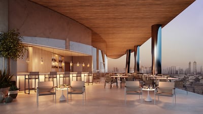 The Bellini Cafe at Mr C Residences, Dubai.