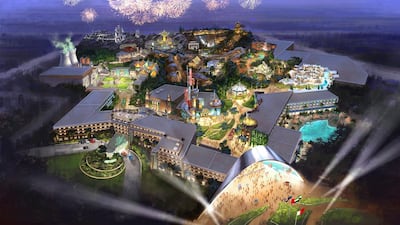Above, a rendering of Al Ahli Holding’s 20th Centruy Fox theme park project. Courtesy AAHG