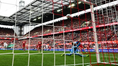 Robert Lewandowski scores Bayern's opener. Getty