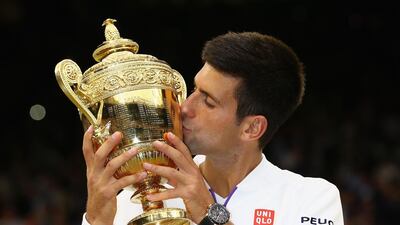 2015. Novak Djokovic. The Serbian repeated his success over Federer 12 months later in the 2015 final, prevailing 7-6, 6-7, 6-4, 6-3. Djokovic remains the only player to have beaten Federer twice at Wimbledon. Getty