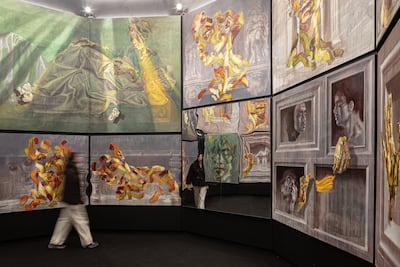 Entitled The Tower Tomb of Palmyra, the exhibition is inspired by the ancient city’s funerary towers and portraits. Photo: The National Pavilion of Syria - Venice Biennale