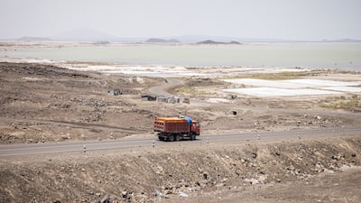 The area, including around Lake Afrera, is rich with salt mines