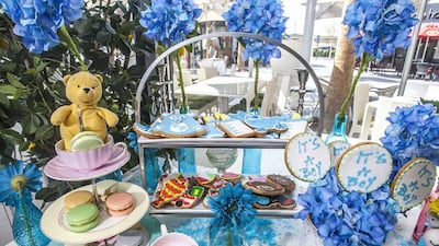 Sapori di BiCE’s baby shower package in blue. Courtesy Sapori di BiCE