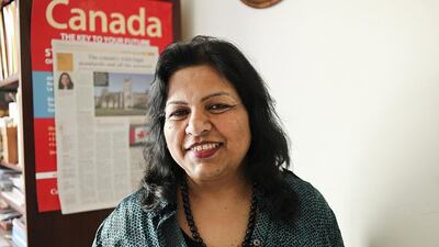 Rema Menon, the director of Counselling Point in Dubai, spends her working days advising pupils on personal issues, job hunting, and the university courses that best match their interests and abilities. Lee Hoagland / The National