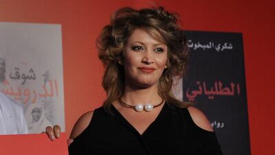 Syrian author Lina Huyan ElHassan, a finalist for the 2015 International Prize for Arabic Fiction. Delores Johnson / The National