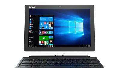 The Miix 510 retails for about Dh3,999, nearly Dh2,000 less than a similarly equipped Surface Pro 4. Courtesy Lenovo