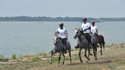 The race took place over four stages of 40km, 30km, 30km and 20km.